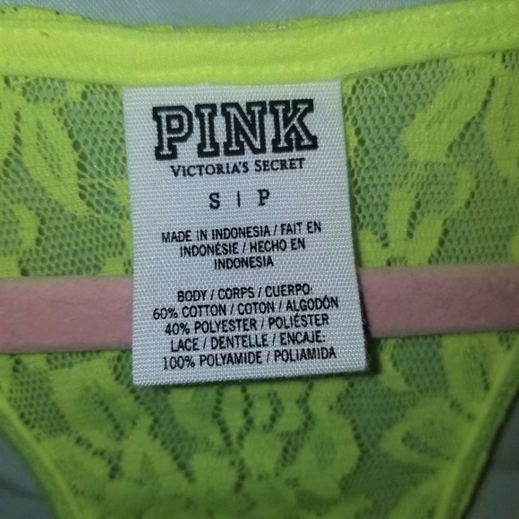 PINK by Victoria Secret Neon Yellow Tank - Picture 2 of 5